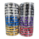 Kit 60 Overgrip Grip Raquete Beach Tennis Tenis Padel Cor Vermelho