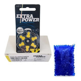 Kit 60 Pilhas Bateria 10 + Silica Gel Para Aparelho Auditivo