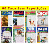 Kit 60 Revistas Caça Palavras -