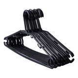 Kit 60 Unidades Cabide Preto Reforçado Antideslizante Adulto
