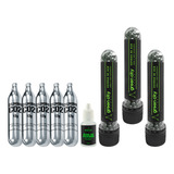 Kit 600 Balas De Aço 6mm Para Pistola C11 M9 + 05 Co2 + Óleo