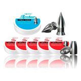 Kit 610 Unds Chumbinhos Para Caça 5 Slugs + 1 Archer