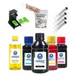 Kit 650ml Tinta Recarga Compatível Hp Valejet