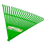 Kit 6pc Vassoura Plástica Verde Sem Cabo - Trapp Reforçada