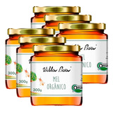 Kit 6x: Mel Puro Orgânico Villa Piva 300g