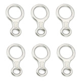 Kit 6x Freio Oito (freio 8) Aço Inox 100kn Rapel Alpimonte®