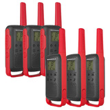 Kit 6x Rádio Comunicador Motorola T210br