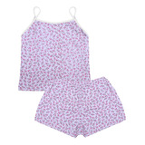Kit 7 Baby Doll Infantil Pijama De Alcinha Menina Curto 