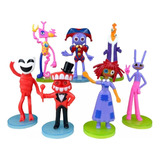 Kit 7 Bonecos Jogo Digital Circus Colecionável Novos Coleção