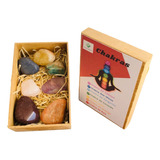 Kit 7 Chakras Pedras Naturais Caixa