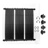 Kit 7 Coletor Aquecedor Solar Para Piscina + Kit Terminação