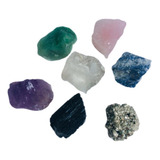 Kit 7 Cristais Dos Chakras Pedras Brasileiras Naturais Bruta