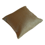Kit 7 Mini Almofadas Aveludadas Bege Almofadinhas 10x10 Cm