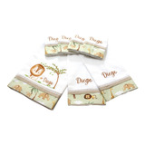 Kit 7 Peças Tema Safari Bebê, Fraldas Personalizadas
