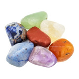 Kit 7 Pedras De Energia Naturais Chakras Cristais Variados M