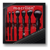 Kit 7 Pinceis Profissional Maquiagem Noir Ed009 Macrilan