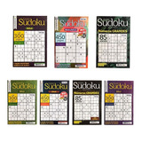 Kit 7 Revistas Passatempo Sudoku Mais Jogos 100 Páginas