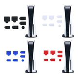 Kit 7 Tampas Protetoras Conexão Para Playstation 5 Ps5