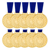 Kit 75 Medalhas Ouro Prata Ou Bronze Metal Ø5cm Redonda Top