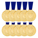 Kit 75 Medalhas Ouro Prata Ou Bronze Metal Ø5cm Redonda Top