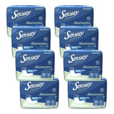 Kit 8 Absorvente Adulto Sensaty Premium