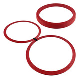Kit 8 Argola De Marcação Treino De Agilidade Vermelho Muvin Aga-20100