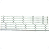Kit 8 Barras De Led Compatível Com Tv Un49j5200 Un50j5200