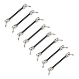 Kit 8 Cabo P10 L X P10 L Pedal Ou Pedaleira 25 Cm 90º