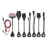 Kit 8 Cabos Adaptadores Carro P/ Launch Delphi Planatc Napro