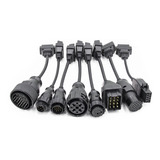 Kit 8 Cabos Truck Linha Pesada Caminhão Obd2 Delphi Ds150e