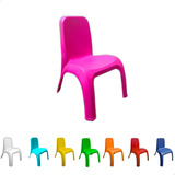 Kit 8 Cadeira Poltrona Infantil Criança Plástico Resistente 