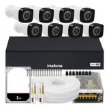 Kit 8 Cameras Seguranca Full Hd