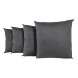 Kit 8 Capas De Almofadas Decorativas Sued Lisas 45x45 Lindas