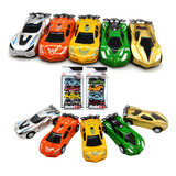 Kit 8 Carrinhos Corrida Fricção Esportivo Hot Brinquedos