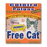 Kit 8 Coleira Natural Antipulga Free Cat 36cm Gatos