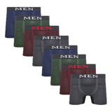 Kit 8 Cueca Boxer Sem Costura