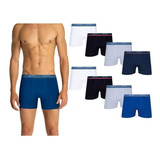 Kit 8 Cuecas Boxer Box Lupo Algodão Masculina Original Nf