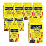 Kit 8 Fermento Biológico Seco Instantâneo Fleischmann 500gr