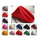 Kit 8 Guardanapos Em Tecido Oxford Liso 40cm X 40cm Buffet