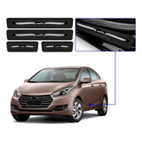 Kit 8 Peças Adesivo Soleira De Porta Hb20s Sedan 2013 À 2020