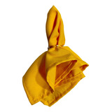 Kit 8 Peças De Guardanapo De Mesa 30x30 Casa Laura Enxovais Cozinha Decoração Dobrável Fácil De Lavar Elegância E Durabilidade Design Atraente Amarelo