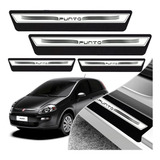 Kit 8 Peças Soleira Adesivo Porta Fiat Punto 2008 2009 2010