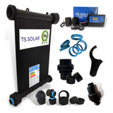 Kit 8 Placas 4mt - Aquecedor Solar Piscinas Completo Rosca F