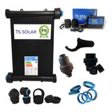 Kit 8 Placas 4mt 13.000 Lts Aquecedor Solar Piscinas Rosca F