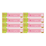 Kit 8 Pomadas Contra Assaduras Babymed Rosa De 45g - Cimed