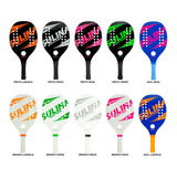 Kit 8 Raquetes De Beach Tennis Com 18 Bolas De Brinde