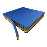 Kit 8 Tatame Tapete Eva 100x100x2cm 1x1 Metro 20mm