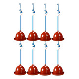 Kit 8 Unidades Bebedouro Frango Galinhas Aves Pendular