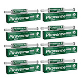 Kit 8un Piraverme Gel Oral Lavizoo 25g Vermifugo P/ Equinos