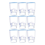 Kit 9 - Extensor Sementes C/ Comedouro Meia Lua 40ml Azul